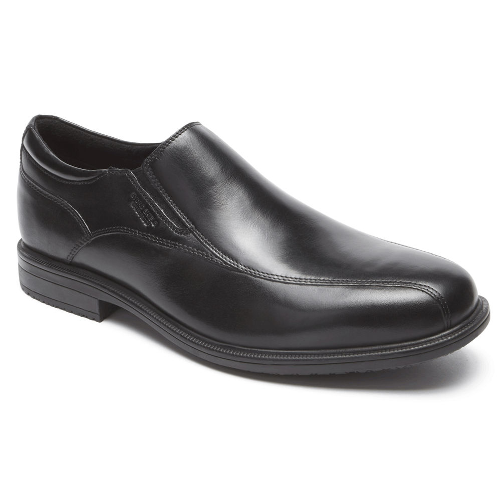 Rockport Mens Essential Details II Bike Toe - Slip-On Black - GCI241876